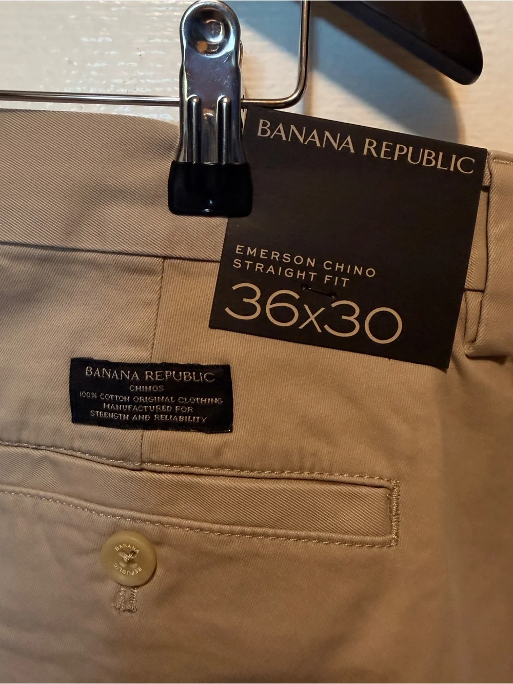 Banana Republic Emerson Men's Chinos - Khaki Tan